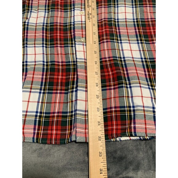 Polo Ralph Lauren Shirt Men's XL Whitfield Red Plaid Button Down Flap Pockets - Picture 9 of 9